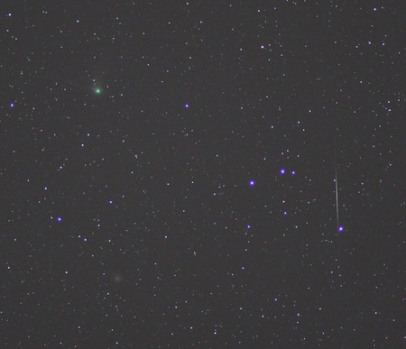 カタリーナ彗星とM１０１回転花火と流星.jpeg